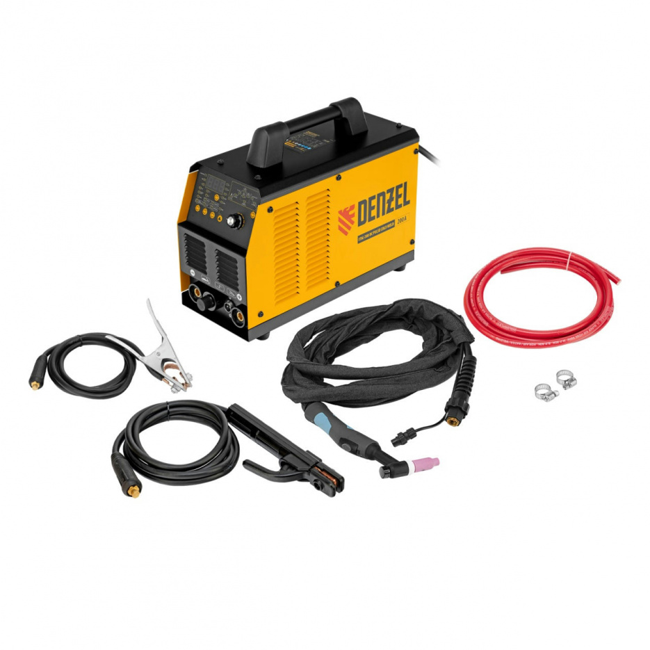 Аппарат сварочный ITIG-200 DС Pulse Cold Weld, 200 А, инверторный DENZEL 94329